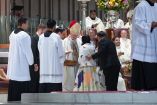 El secretario de Estado del Vaticano, el cardenal Pietro Parolin, encabezó este miércoles una emotiva misa en la Basílica de Guadalupe.