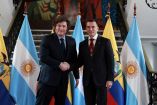 Milei y Noboa se han alineado con la políca antiterrorismo de Estados Unidos.