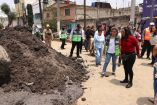 Entre los trabajos de remediación se excavó un pozo a cuatro metros de profundidad para succionar toda la contaminación