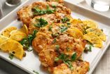 Deliciosa piccata de pollo italiana, una receta clásica con salsa de limón