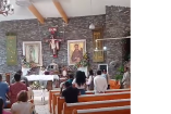 La celebración religiosa se realizó a las 10:00 horas en la Parroquia de San Francisco de Asís