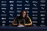 Jérémy Doku tras firmar su renovación de contrato con el Manchester City hasta el 2031.