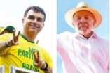 El senador tuvo un mitin en la playa de Copacabana, mientras que el presidente estuvo en el estadio municipal 1º de mayo.