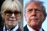 La escritora E. Jean Carroll el presidente estadounidense Donald Trump