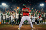 Randy Arozarena felicitó a los integrantes de México Verde por conquistar la Serie del Caribe Kids y los motivó a seguir trabajando para cumplir el sueño de llegar a Grandes Ligas.