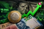 Peso mexicano se aprecia frente al dólar y cotiza en 16.9585 pesos por dólar ante el debilitamiento de la divisa estadounidense.