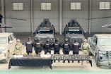 Fuerza Civil decomisa armas, municiones y 6 camionetas en Nuevo León