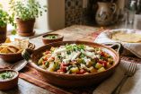 Receta de chayotes a la mexicana con queso panela