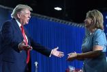 Donald Trump y Darline Graham.