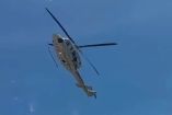 El helicóptero Bell 212 del gobernador de Chiapas, Eduardo Ramírez, estuvo a punto de sufrir un percance en Pantepec.