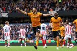 Raúl Jiménez colaboró en la goleada del Wolverhampton
