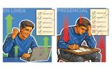 Un análisis de los resultados de la Dirección General de Administración Escolar (DGAE) permite comparar las calificaciones de 36 mil 719 aspirantes que realizaron tanto la prueba en línea como el examen presencial: