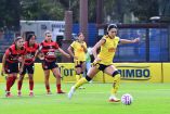 Scarlett Camberos marcó de penal el segundo gol del América Femenil en la victoria 3-1 sobre Xolas de Tijuana.
