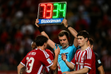 El Olympiacos destacó el debut de Armando González