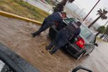 Una intensa lluvia registrada la tarde de este lunes provocó encharcamientos y afectaciones a la circulación en distintos puntos de la zona metropolitana de Pachuca.