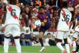 Lamine Yamal lució el lunes con un doblete de gran calidad durante la victoria del FC Barcelona en casa 5-2 sobre el Rayo Vallecano.