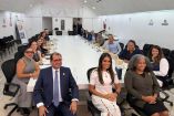 Ale Rojo de la Vega, Alcalde de Cuauhtémoc, compartió con legisladores de Nueva York, estrategias implementadas para fortalecer la atención a mujeres víctimas de violencia.