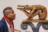 Víctor Cha'ca recibe la Medalla Rodolfo Morales