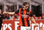 Luka Modrić en acción durante un partido del AC Milan