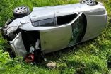 camioneta volcada