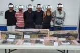 Los hechos se registraron cuando los agentes detectaron a dos masculinos armados que circulaban a bordo de motocicletas