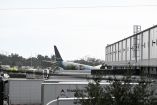 Un avión de carga de Amazon Prime Air se salió de la pista, foto del momento