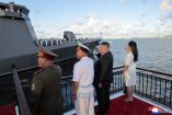 Kim Jong Un acompañado de su hija, Ju Ae, considerada como su sucesora designada.