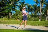 Lorena Ochoa vivió una jornada especial en Casa de Campo y jugó por primera vez en Teeth of the Dog