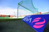 Cartel de la Liga BBVA Femenil previo a un partido.