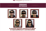 Tres hombres y dos mujeres fueron puestos a disposición del Ministerio Público para definir su situación legal.