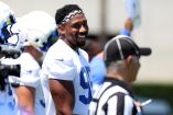 Garrett Myles no tuvo el debut soñado con Los Angeles Rams, pues se recrudeció su malestar en la rodilla que lo mandó a cirugía.