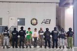 Los hombres fueron detenidos y puestos a disposición del Ministerio Público para determinar su situación jurídica.