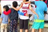 Jofran estudia en una primaria cercana al campamento donde su familia y unos 200 migrantes viven en la alcaldía Gustavo A. Madero