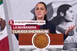 La presidenta Claudia Sheinbaum en una de sus conferencias matutinas.