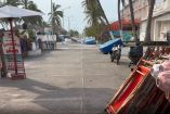 Las autoridades de Colima pidieron a la población y a los turistas no ingresar al mar, mientras que los negocios de playa fueron cerrados como medida preventiva.