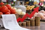 Inflación en México sube en la primera quincena de septiembre por alzas en jitomate, cebolla, gas LP y pollo.