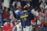 Jackson Chourio conectó su jonrón 25 de la temporada en el triunfo 5-1 de Milwaukee. Filadelfia dejó escapar otra oportunidad de asegurar su boleto a playoffs.
