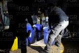 La Fiscalía General de la República (FGR) informó que los objetos y sustancias asegurados quedaron a disposición de las autoridades correspondientes