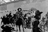 El artista visual experimentó en las calles con el proyecto La piel de las paredes.