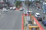 La obra es a ras de piso y el diseño mantiene similitud con la línea de Santa Martha-Chalco