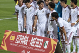 Los jugadores de México Sub 20 se encontraron con el nombre “Méjico” en el cartel colocado antes del amistoso frente a España.