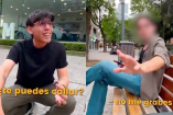 Un extranjero confrontó al creador de contenido mexicano "El Costa" en la avenida Presidente Masaryk de Polanco.