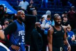 LeBron James tuvo participación en el partido de práctica de los 76ers