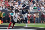 CeeDee Lamb se quedó a cuatro recepciones del récord de un partido de la NFL con 21 completados.