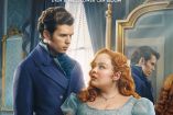 Penelope Featherington aparece junto a Colin Bridgerton en una imagen promocional de la tercera temporada de Bridgerton.