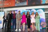 Conferencia de prensa con los finalistas de la Casa de los famosos 2026. Yahir, Memo Schutz, Ese Pérez,Gema Garoa, Karina Torres, Mariana Ochoa y la productora, Rosa María Noguerón.