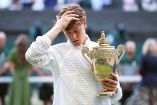 Jannik Sinner, tenista italiano tras ganar Wimbledon.