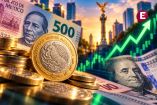 Peso mexicano se fortalece frente al dólar mientras recupera el nivel de 18 unidades por dólar.