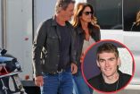 Cindy Crawford y Rande Gerber aparecen juntos junto a un retrato de su hijo Presley Gerber.