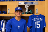 Christian Zazueta cerró la temporada 2026 en Doble A y recibió en Dodger Stadium el reconocimiento como Pitcher del Año de Ligas Menores de los Dodgers.